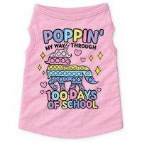 Poppin' My Way Through 100 Days Of School Rainbow Unicorn Fidget Toy Doggie Tank