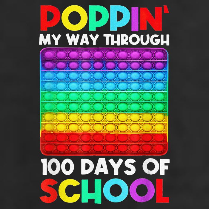 Poppin' My Way Through 100 Days Of School Happy 100th Day Cool Comfort Performance Bucket Hat