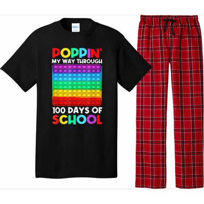 Poppin' My Way Through 100 Days Of School Happy 100th Day Pajama Set