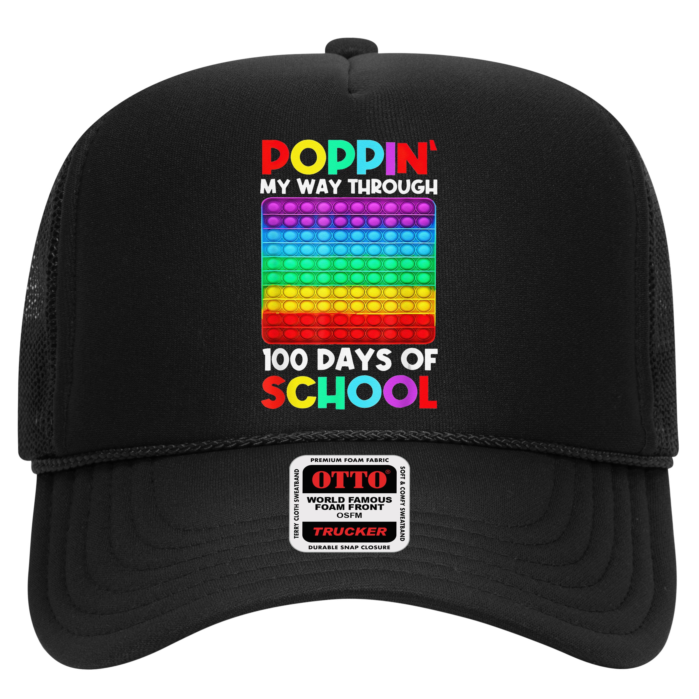 Poppin' My Way Through 100 Days Of School Happy 100th Day Hat