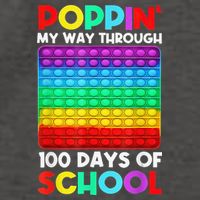 Poppin' My Way Through 100 Days Of School Happy 100th Day Vector Backpack
