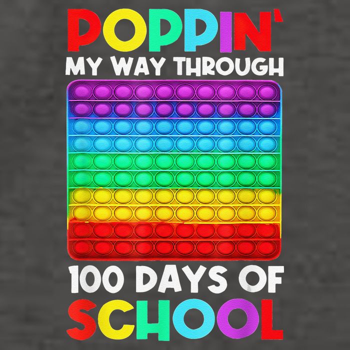 Poppin' My Way Through 100 Days Of School Happy 100th Day Vector Backpack