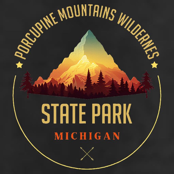 Porcupine Mountains Wilderness State Park Souvenir Cool Comfort Performance Bucket Hat