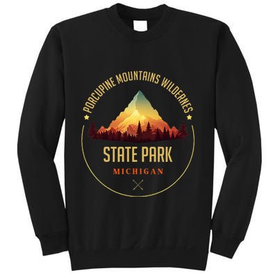 Porcupine Mountains Wilderness State Park Souvenir Sweatshirt
