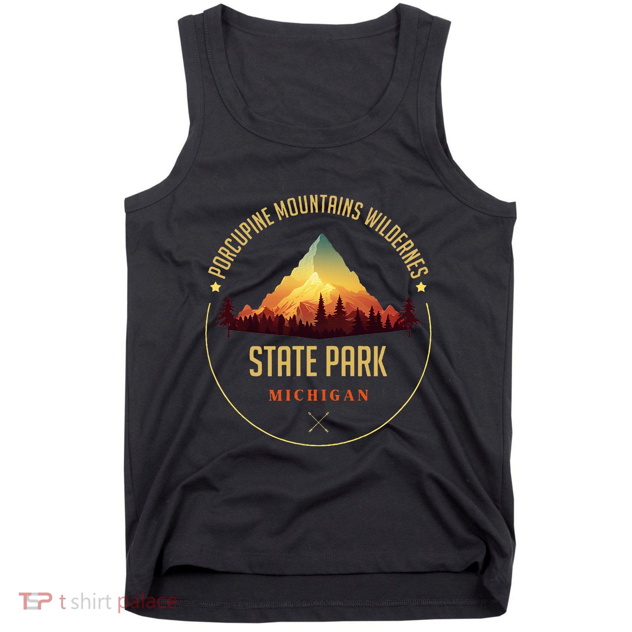 Porcupine Mountains Wilderness State Park Souvenir Tank Top