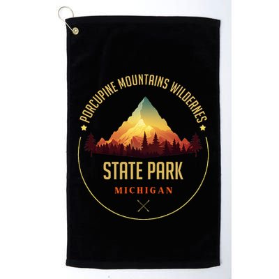 Porcupine Mountains Wilderness State Park Souvenir Golf Towel