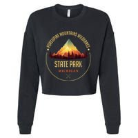 Porcupine Mountains Wilderness State Park Souvenir Cropped Pullover Crew