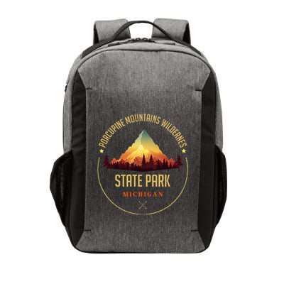 Porcupine Mountains Wilderness State Park Souvenir Vector Backpack