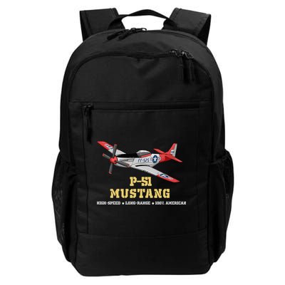 P51 Mustang World War Ii Fighter Bomber Backpack