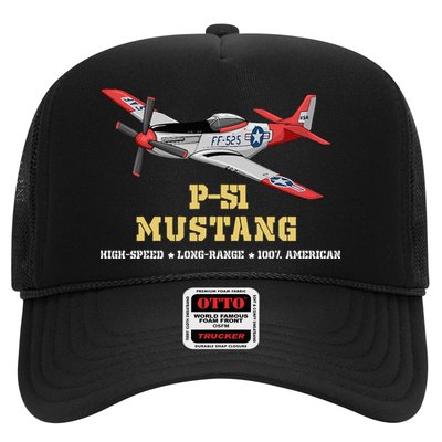 P51 Mustang World War Ii Fighter Bomber Trucker Hat
