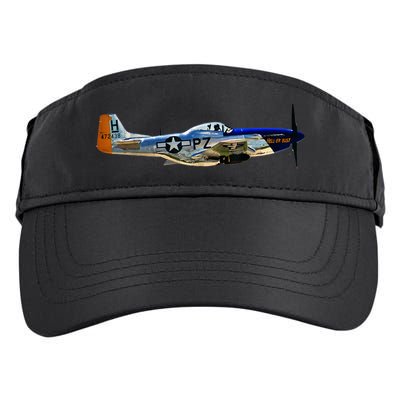 P51 Mustang WWII Fighter Plane US Military Aviation History Adult Drive Performance Visor
