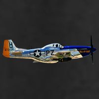 P51 Mustang WWII Fighter Plane US Military Aviation History Adult Drive Performance Visor