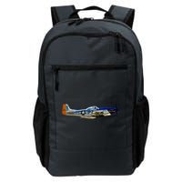 P51 Mustang WWII Fighter Plane US Military Aviation History Backpack