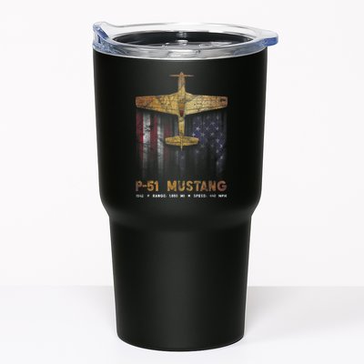P51 Mustang WWII Fighter Plane Tumbler