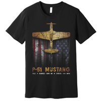 P51 Mustang WWII Fighter Plane Premium T-Shirt