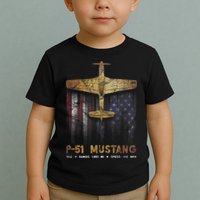 P51 Mustang WWII Fighter Plane Toddler T-Shirt