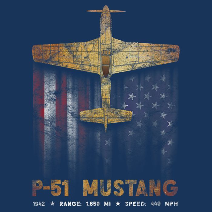 P51 Mustang WWII Fighter Plane Infant Baby Jersey Bodysuit