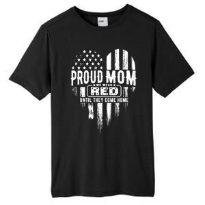 Proud Mom We Wear Red Friday Military Tall Fusion ChromaSoft Performance T-Shirt