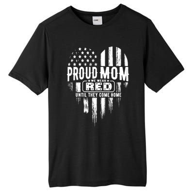 Proud Mom We Wear Red Friday Military Tall Fusion ChromaSoft Performance T-Shirt