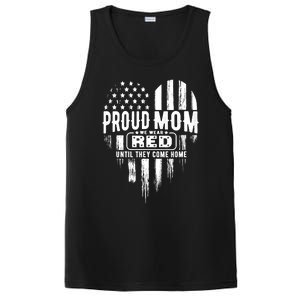 Proud Mom We Wear Red Friday Military PosiCharge Competitor Tank