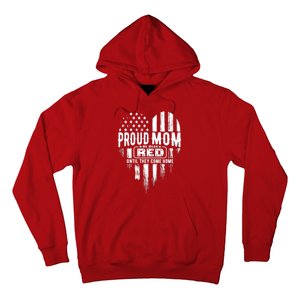 Proud Mom We Wear Red Friday Military Hoodie