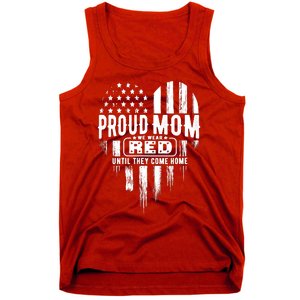 Proud Mom We Wear Red Friday Military Tank Top