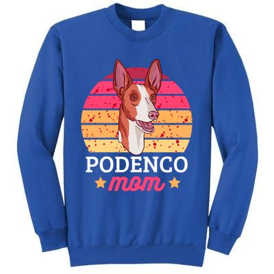 Podenco Mom With A Dog Funny Gift Sweatshirt