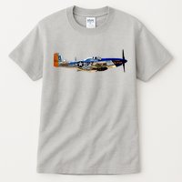 P51 Mustang WWII Fighter Plane US Military Aviation History Tall T-Shirt