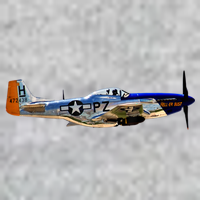 P51 Mustang WWII Fighter Plane US Military Aviation History Tall T-Shirt