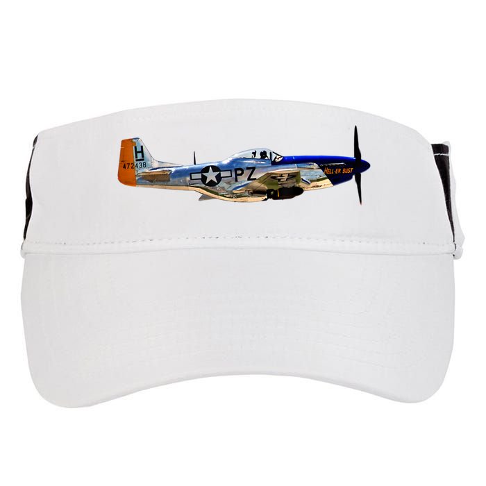 P51 Mustang WWII Fighter Plane US Military Aviation History Adult Drive Performance Visor
