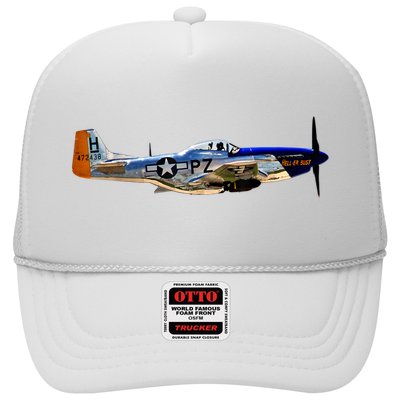 P51 Mustang WWII Fighter Plane US Military Aviation History Trucker Hat