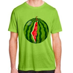 Palestine Map Watermelon Arabic Calligraphy Adult ChromaSoft Performance T-Shirt