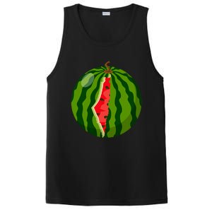 Palestine Map Watermelon Arabic Calligraphy PosiCharge Competitor Tank