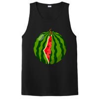 Palestine Map Watermelon Arabic Calligraphy PosiCharge Competitor Tank