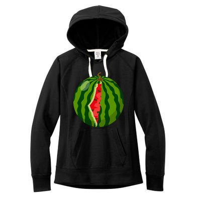 Palestine Map Watermelon Arabic Calligraphy Women's Fleece Hoodie