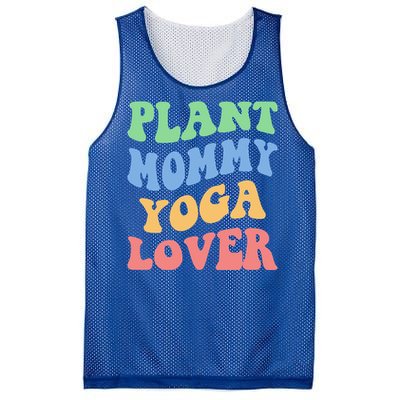 Plant Mommy Yoga Lover Succulent Mom Plant Mama Gift Mesh Reversible Basketball Jersey Tank