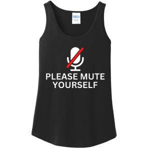 Please Mute Yourself Funny You're On Mute Ladies Essential Tank