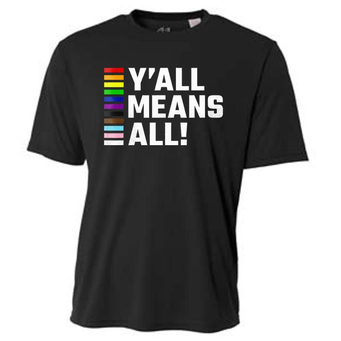 Pride Month Y’All Means All Lgbtq Cooling Performance Crew T-Shirt