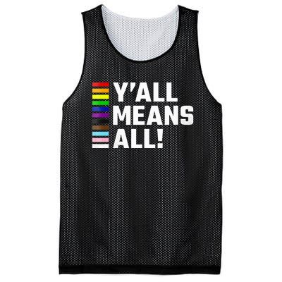 Pride Month Y’All Means All Lgbtq Mesh Reversible Basketball Jersey Tank