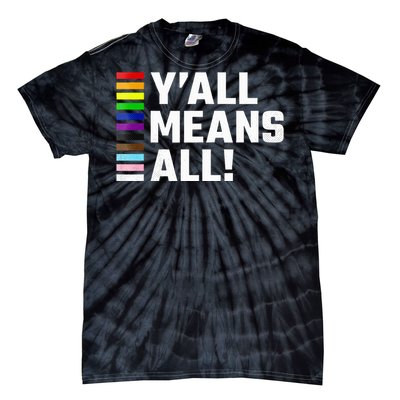 Pride Month Y’All Means All Lgbtq Tie-Dye T-Shirt