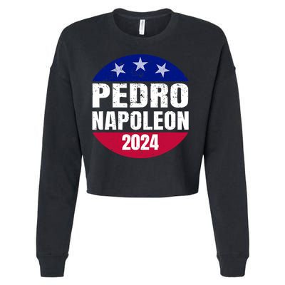 Pedro Napoleon 2024 Election Vote Funny Cropped Pullover Crew