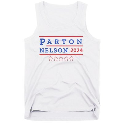 Parton & Nelson 2024 Election Funny Tank Top