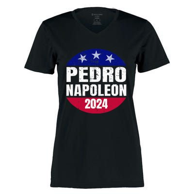 Pedro Napoleon 2024 Election Vote Women's Momentum V-Neck T-Shirt