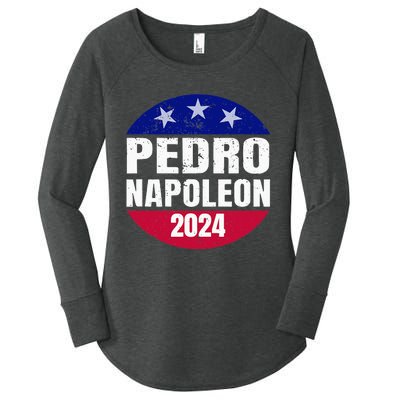 Pedro Napoleon 2024 Election Vote Womens Funny Women's Perfect Tri Tunic Long Sleeve Shirt