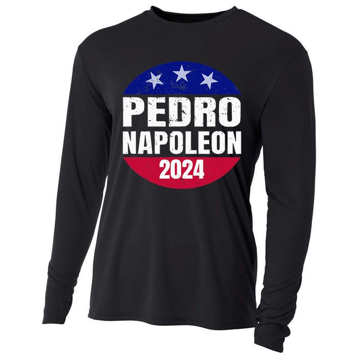 Pedro Napoleon 2024 Election Vote Womens Funny Cooling Performance Long Sleeve Crew