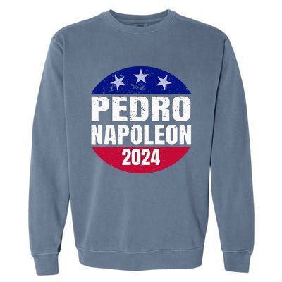 Pedro Napoleon 2024 Election Vote Womens Funny Garment-Dyed Sweatshirt