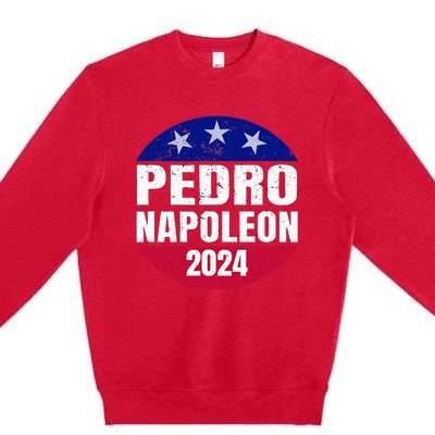 Pedro Napoleon 2024 Election Vote Womens Funny Premium Crewneck Sweatshirt