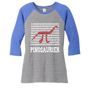 Pi Napple 3 14 Number Symbol For Math Teacher Cute Gift Women's Tri-Blend 3/4-Sleeve Raglan Shirt