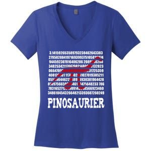 Pi Napple 3 14 Number Symbol For Math Teacher Cute Gift Women's V-Neck T-Shirt