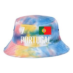 Portugal Number 7 Portuguese Soccer Tie Dye Newport Bucket Hat